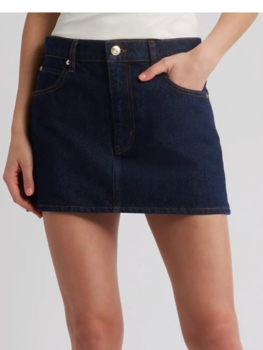 Frame The Mini Denim skirt sz 28